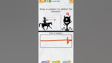 Draw a weapon to defeat the monster !!  Draw 2 save level 106 sk gaming #viralshorts #ytshort
