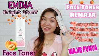 EMINA BRIGHT STUFF FACE TONER REVIEW || Toner Remaja Untuk semua Jenis Kulit || Marta Christina