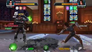 Boss Rush 2 Easy takedown Winter soldier vs Debuff Immune Quake - marvel contest of champions