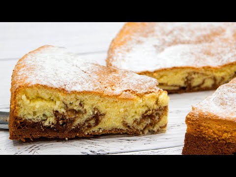 Когда совсем нет времени! Быстрый и Вкусный МРАМОРНЫЙ ПИРОГ к чаю! | MARBLE CAKE FOR TEA