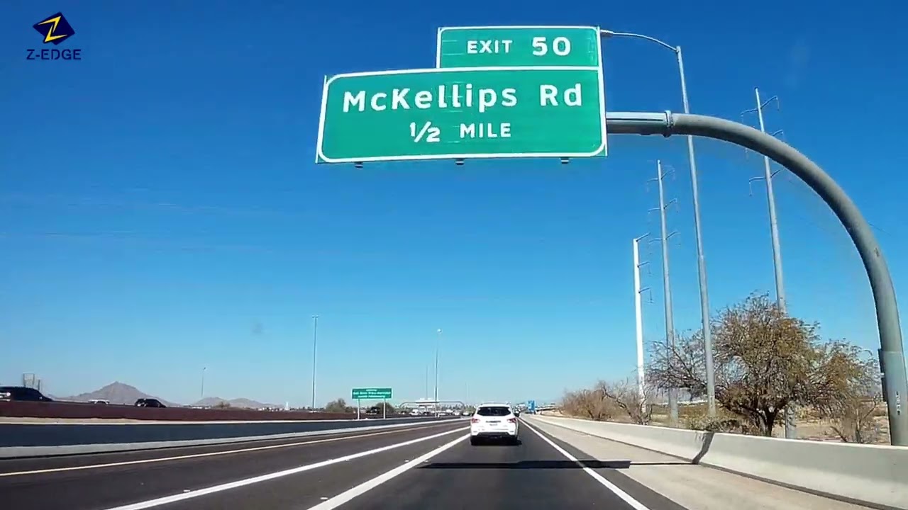 4K DashCam Driving - USA || Arizona Highways Loop 202 near Apache Junction to Loop 101 Scottsdale