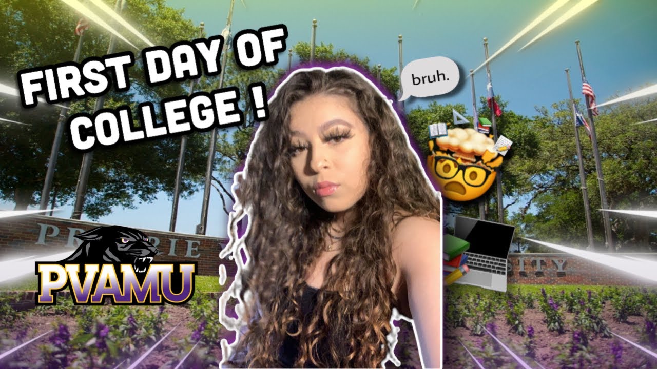first day of college as a FRESHMAN vlog | PVAMU - YouTube