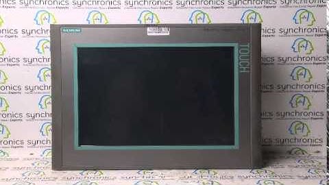 Siemens - MP377 Touch Panel View monitor  6AV6 644-0AA01-2AX0 Repaired at Synchronics