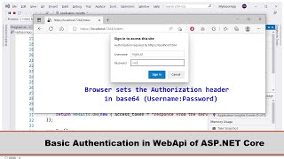 Basic Authentication In Webapi Web Api With Aspnet Core