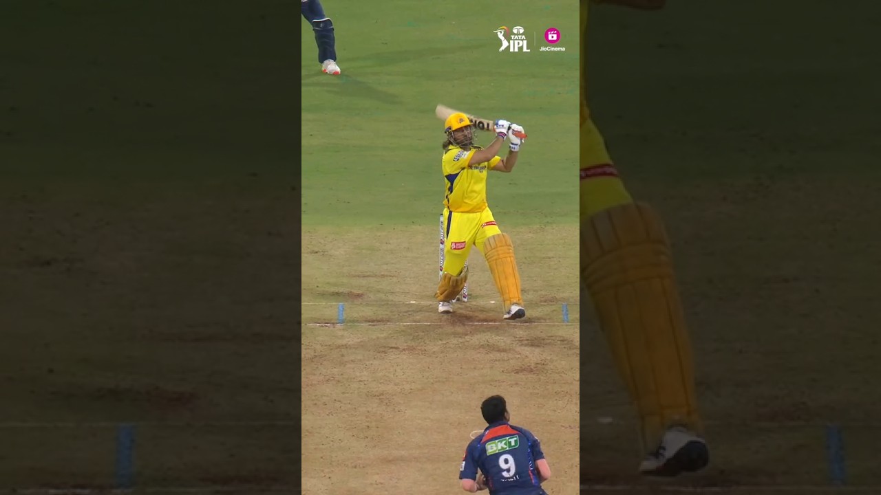 MS Dhoni IPL24 Sixes 💀 