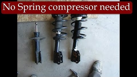 Learn How To Change Struts Without Spring Compressors - Complete Strut Assembly Used