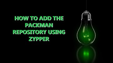 openSUSE Leap - How to add Packman repository using Zypper