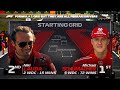 F1 starting grid but they are all ferrari drivers