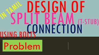 Split Beam Connection | T - Stub Connection | Rigid Connection | Bolts
