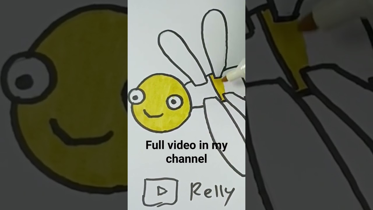 How to draw a dragonfly easy | dragonfly drawing, coloring and painting for kid, toddler