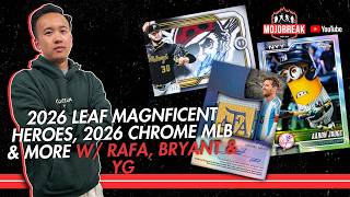 2026 Leaf Magnficent Heroes Multi Sport Mixer, 2026 Chrome MLB & MORE w/ Rafa, Bryant & YG - 8.11.26