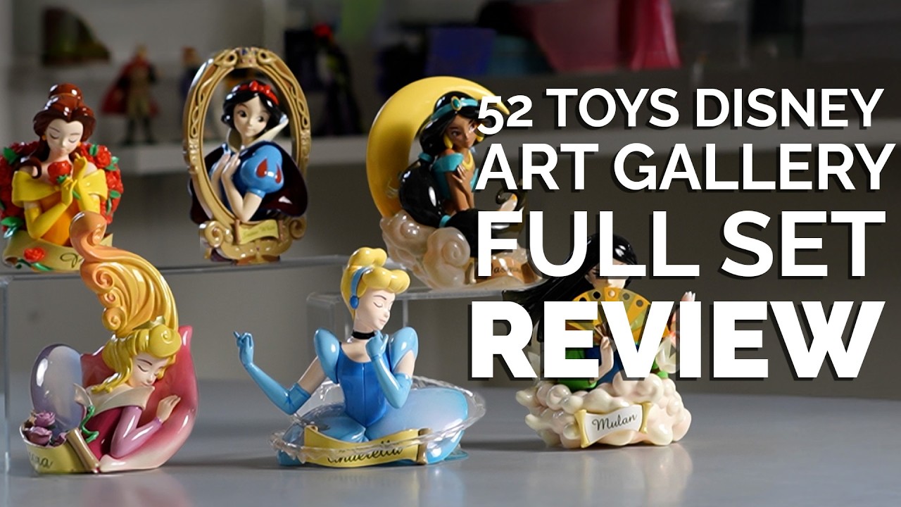 Disney Art Gallery Blind Box Figuresn Full Set Unboxing & Review