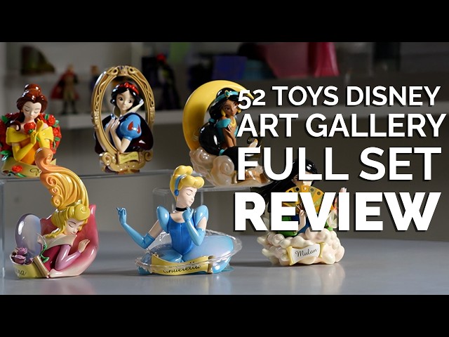 Disney Art Gallery Blind Box Figuresn Full Set Unboxing & Review
