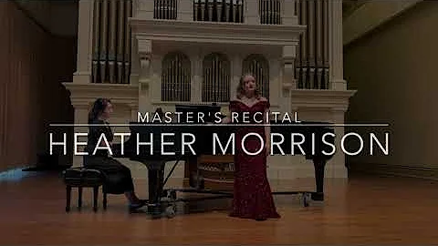 Heather Morrison - Master's Recital