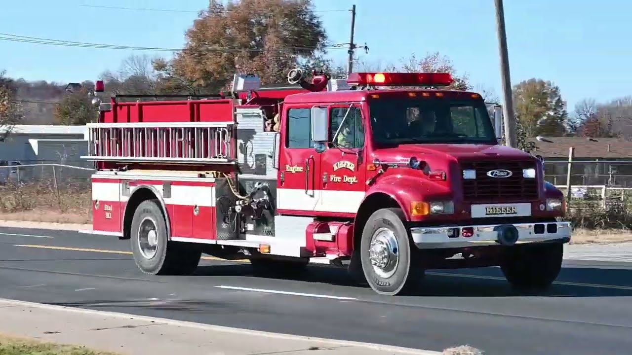 Kiefer Fire Department Engine 3 Responding (X2) YouTube