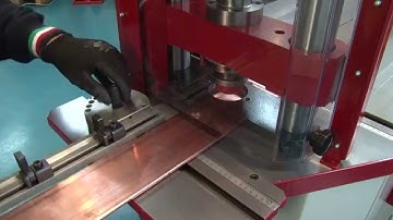 BUS BARS PROCESSING with SIMASV T22 ARIES BEND-TO-PUNCH