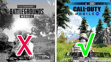 Pubg Mobile vs Call of Duty Mobile Graphic Comparison