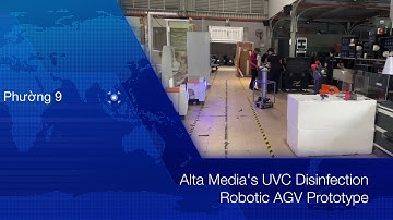 [ALTA MEDIA] UVC DISINFECTION ROBOTIC AGV PROTOTYPE