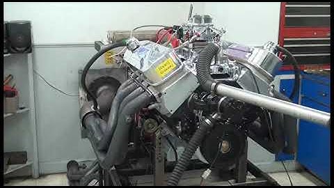 BBC 704HP 540 ENGINE DYNO RUN FOR DENNIS GUDENAU BY WHITE PERFORMANCE AND MACHINE