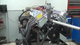 BBC 704HP 540 ENGINE DYNO RUN FOR DENNIS GUDENAU BY WHITE PERFORMANCE AND MACHINE