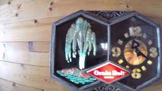 Grain Belt Beer Fountain Clock Spectacular Sign