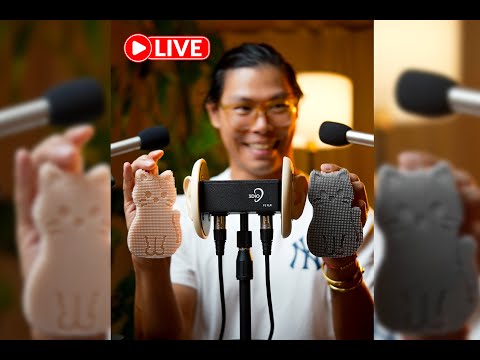 ASMR Live Ear Cleaning 👂 Mic Scratching & Tapping for Deep Sleep & Tingles