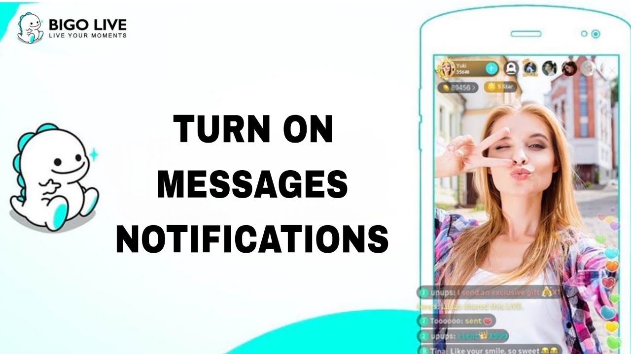 How To Turn On Messages Notifications On Bigo Live App