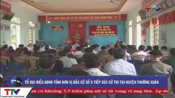 Tổ đại biểu HĐND tỉnh đơn vị bầu cử số 9 tiếp xúc cử tri tại huyện Thường Xuân