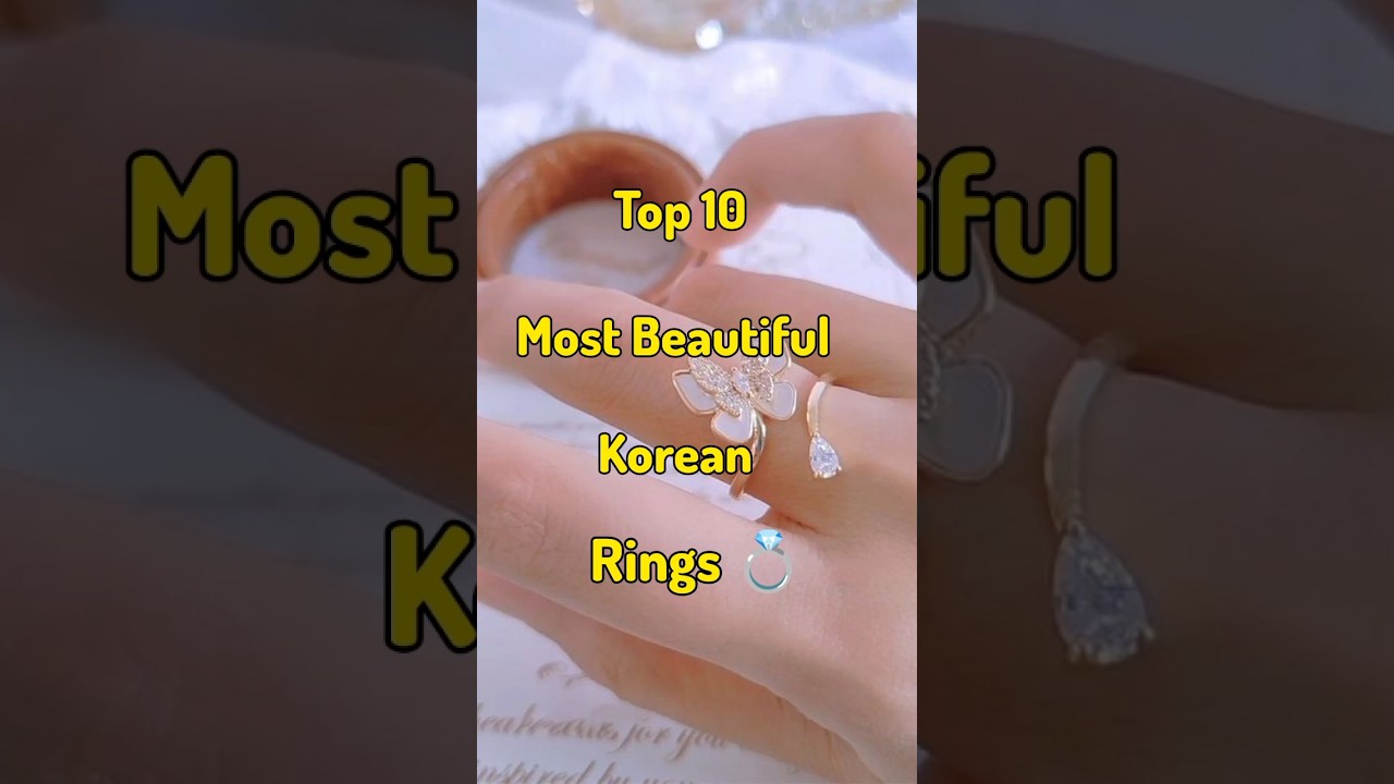 Top 10 Most Beautiful Korean Rings | Korean Rings 