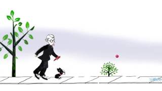 Mirabelle and the bouncy red ball. 