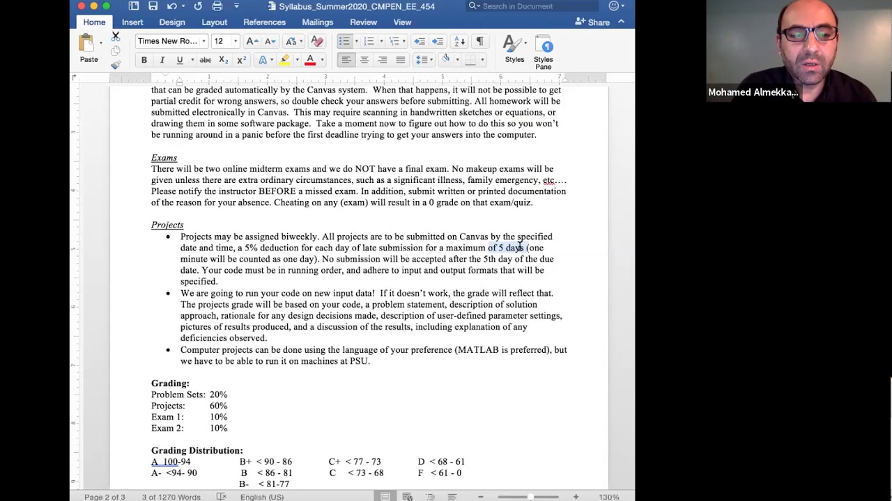 CMPE EE454 Overview Lec04