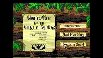 Quest For Glory I: So You want to be a Hero - Intro/Opening. (Roland MT-32) MS-DOS Game.