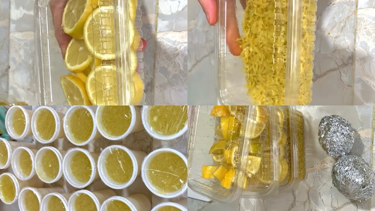 مركز الليمون بطريقة سهلة مع طريقة الإحتفاظ به لشهر رمضان المبارك