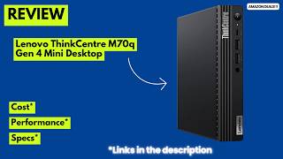 Lenovo ThinkCentre M70q Gen 4 Review 🔥 Tiny Desktop, BIG Performance! Best Mini PC 2026?