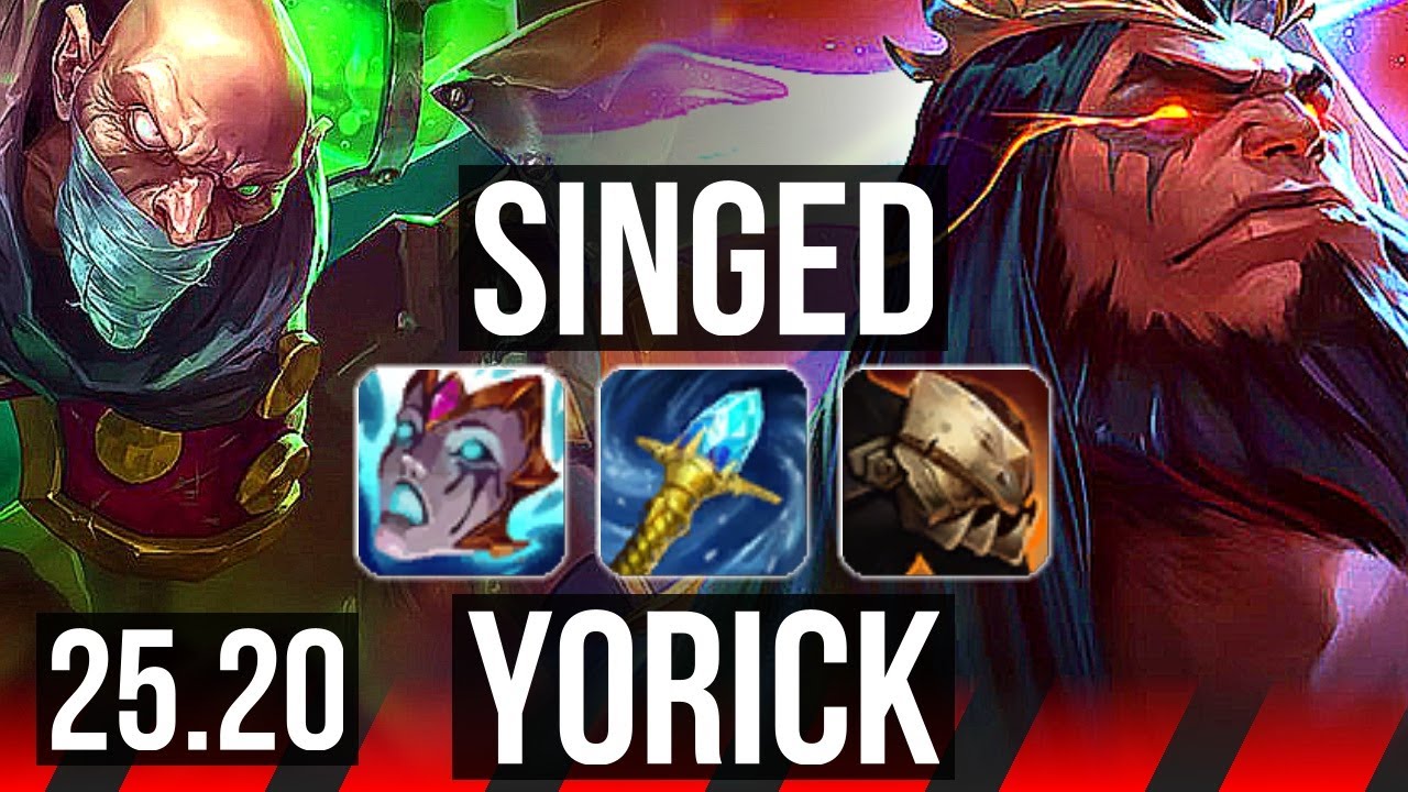 SINGED vs YORICK (TOP) | 8/2/10 | KR Master | 25.20