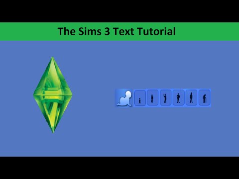 The Sims 3 Text Tutorial: Aging
