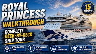 Royal Princess Walkthrough | Complete Deck-by-Deck Ship Tour (15 Minutes)