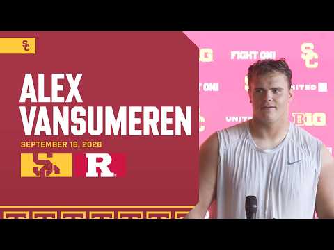 USC DT Alex VanSumeren | Wednesday Practice of Rutgers Week