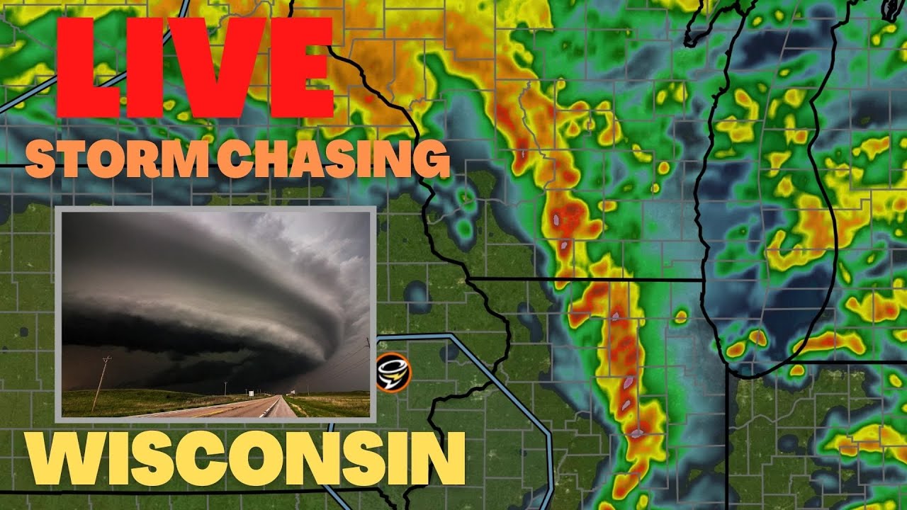 🔴LIVE - Storm chasing in Southeast Wisconsin & Chicago area! - YouTube