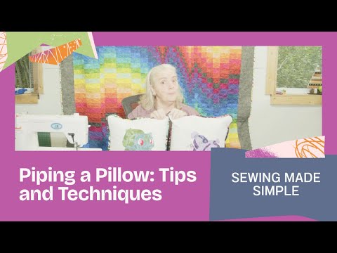 Piping a Pokemon Pillow