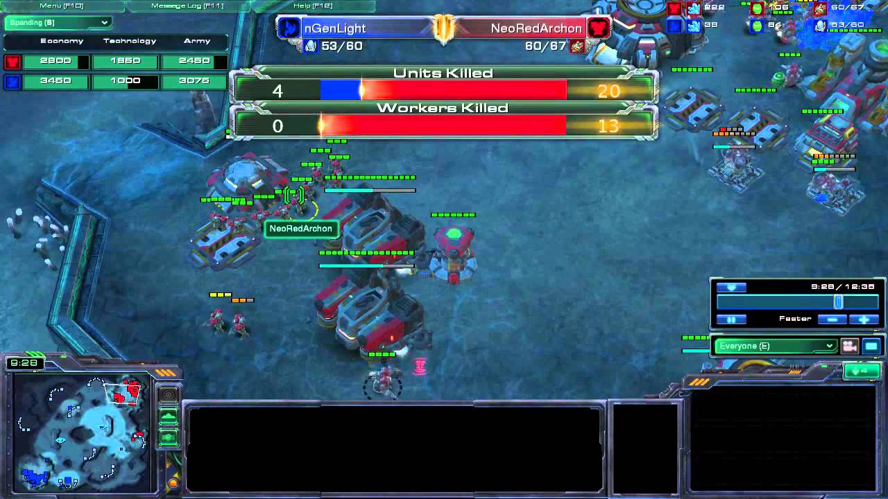 nGenLight [P] vs RedArchon [T] - PvT - Cast w/ DrunkChicken #2