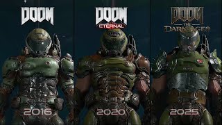 DOOM Slayer Default Skin Evolution 2016-2025