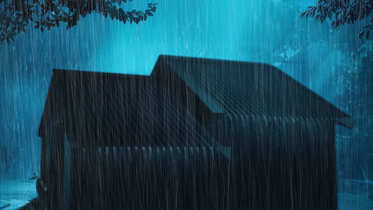 Избавьтесь от стресса за считанные минуты и быстро засыпайте под проливным дождем и громом.