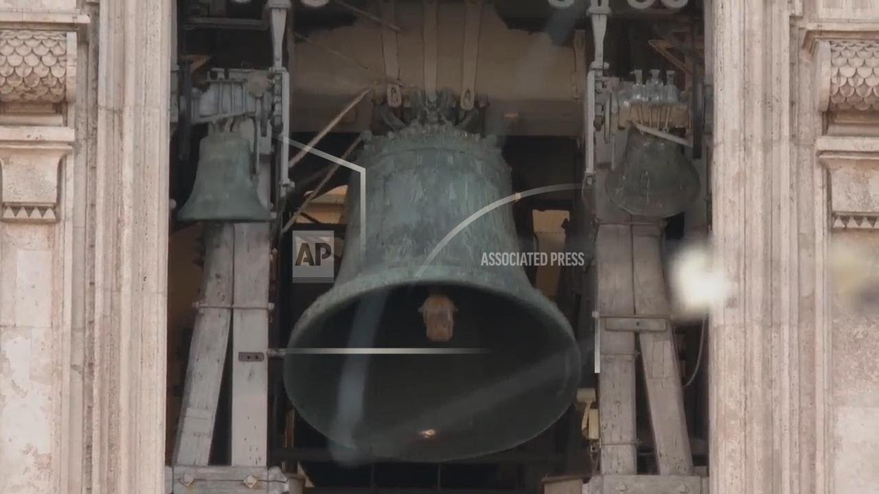 Faithful in St Peter's Square erupt into cheers seeing white smoke from Sistine Chapel