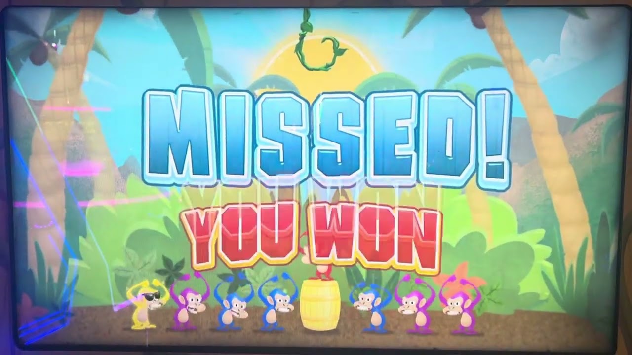 Raw thrills 2013 Barrel of Monkeys arcade at metro bowl