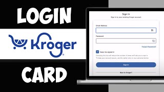 How to Log into Kroger Credit Card 2024