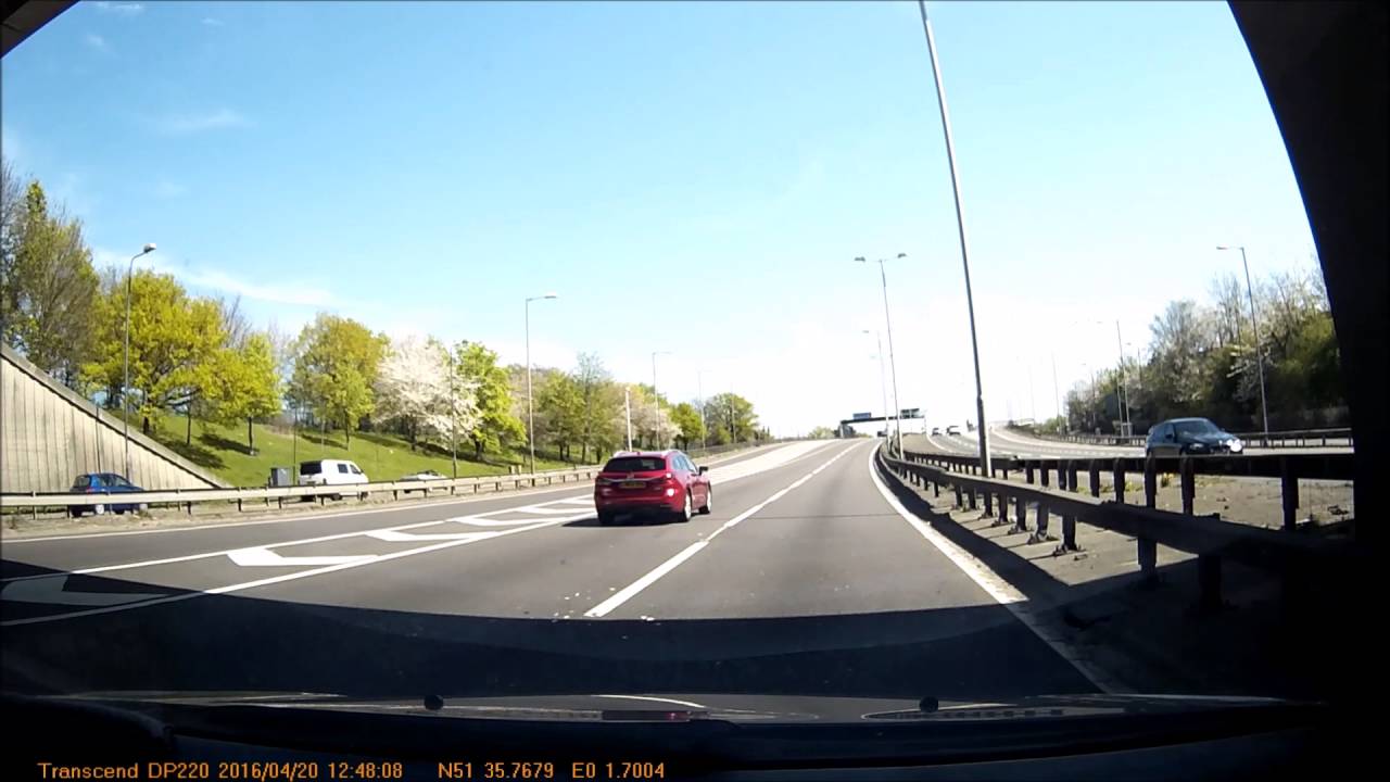 UK Dash cam crash April 2016 - YouTube