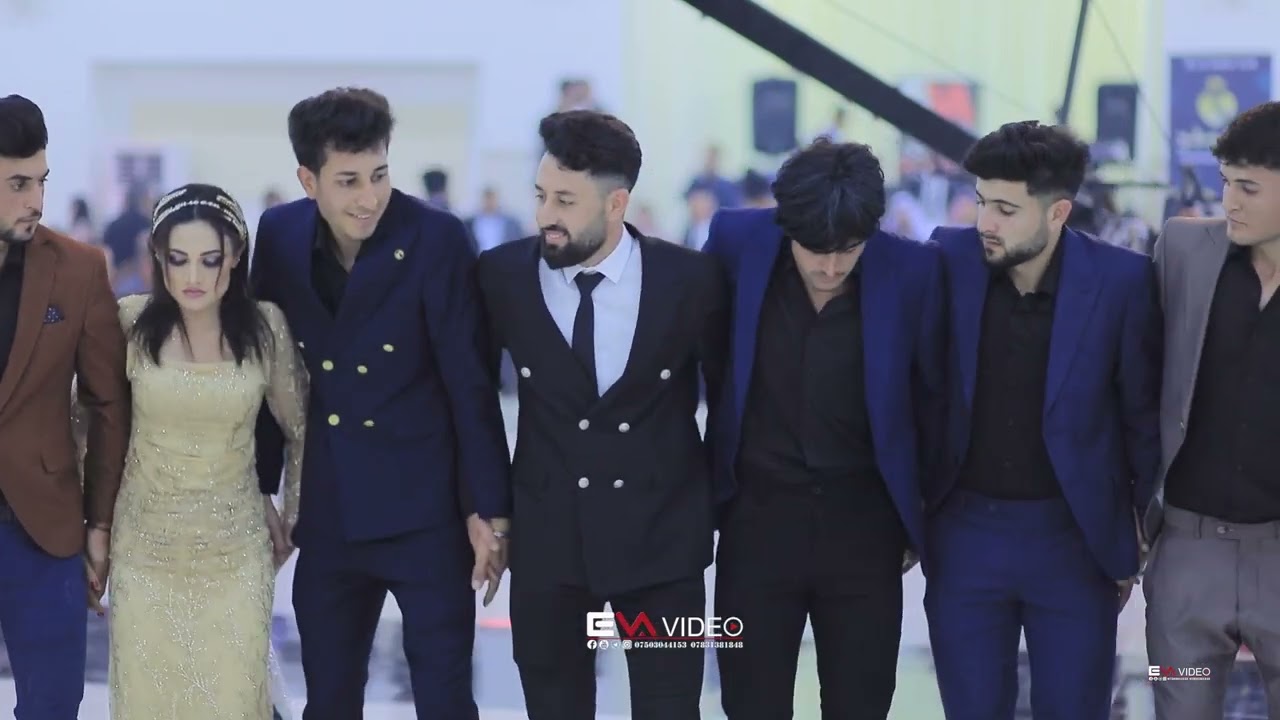 الفنان أحمد شنكالي و خلو شنكالي حفلة زفاف عبدال و منال في قاعة سفير  جزء 5  تصوير ايفا فيديو