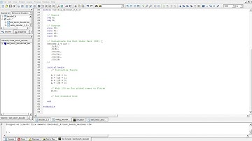 Verilog HDL implementation of 2 to 4 Decoder 