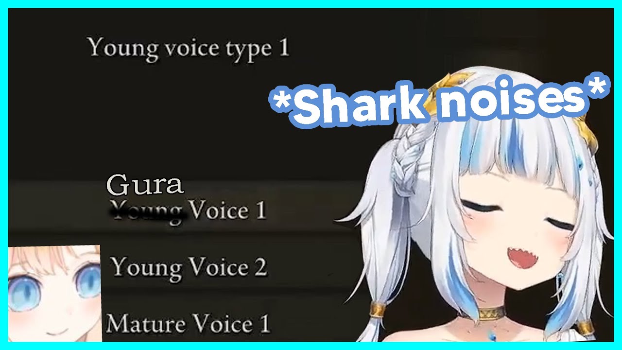 Elden Ring with Gura voice pack hits different